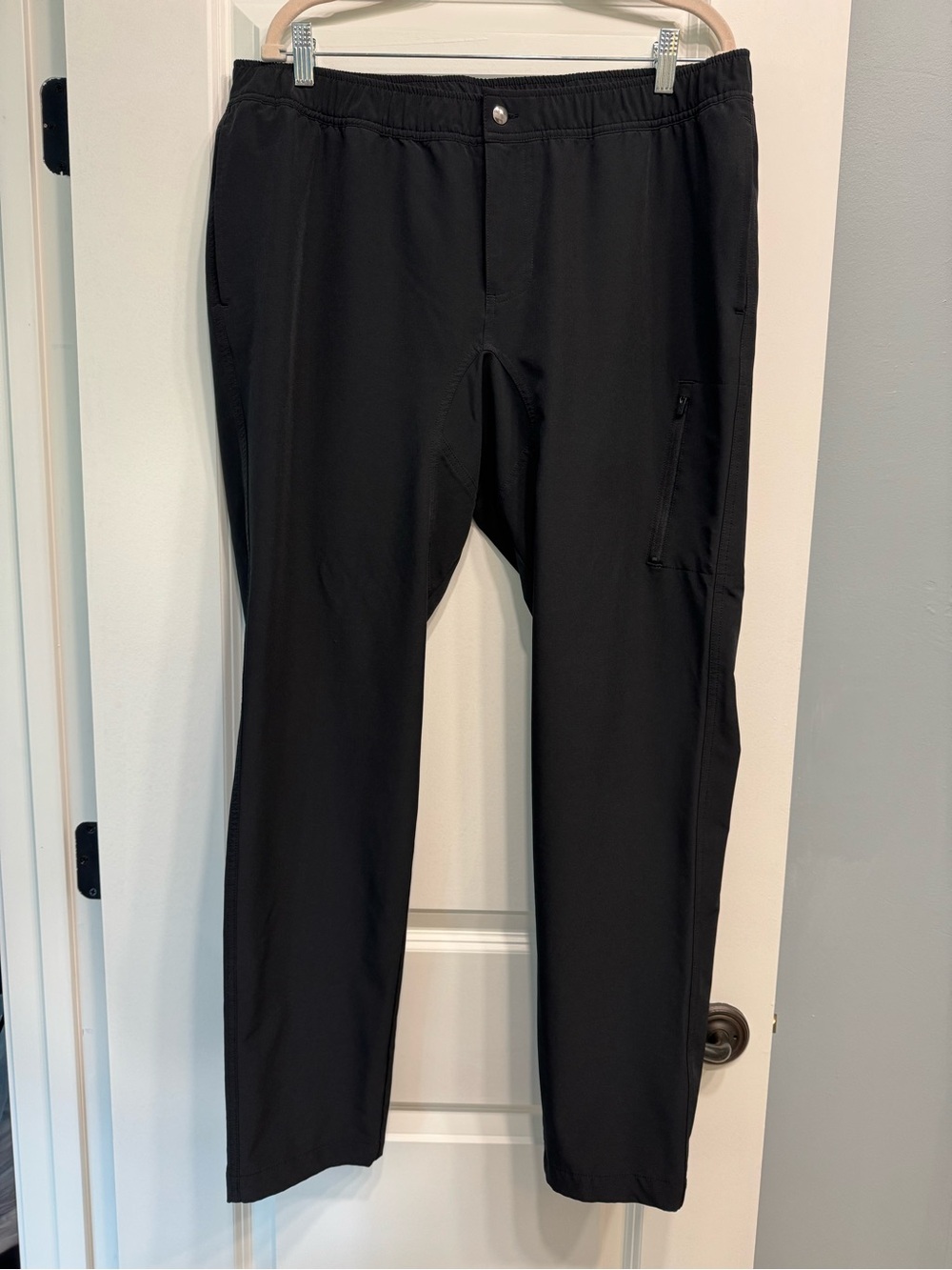 Men's Black Casual/Travel Stretch Pants